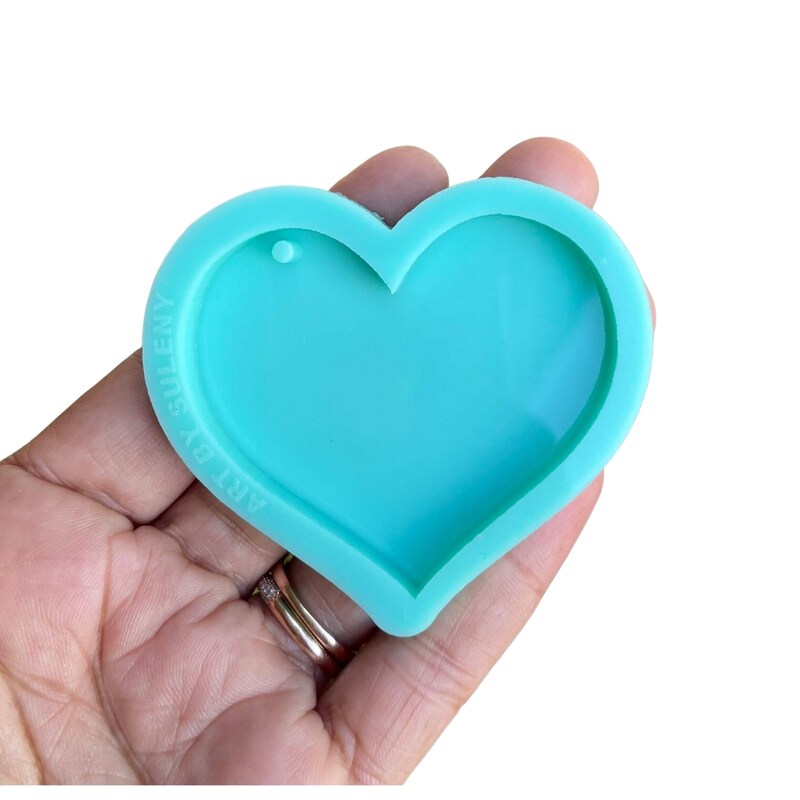 Heart Mold for Resin for Keychain